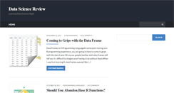 Desktop Screenshot of datasciencereview.com